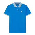 Psycho Bunny Northlake Jersey Polo Men Polo Shirt Princess Blue