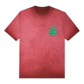Anti Social Social Club New & Gone Men T-Shirt Red Mineral Wash