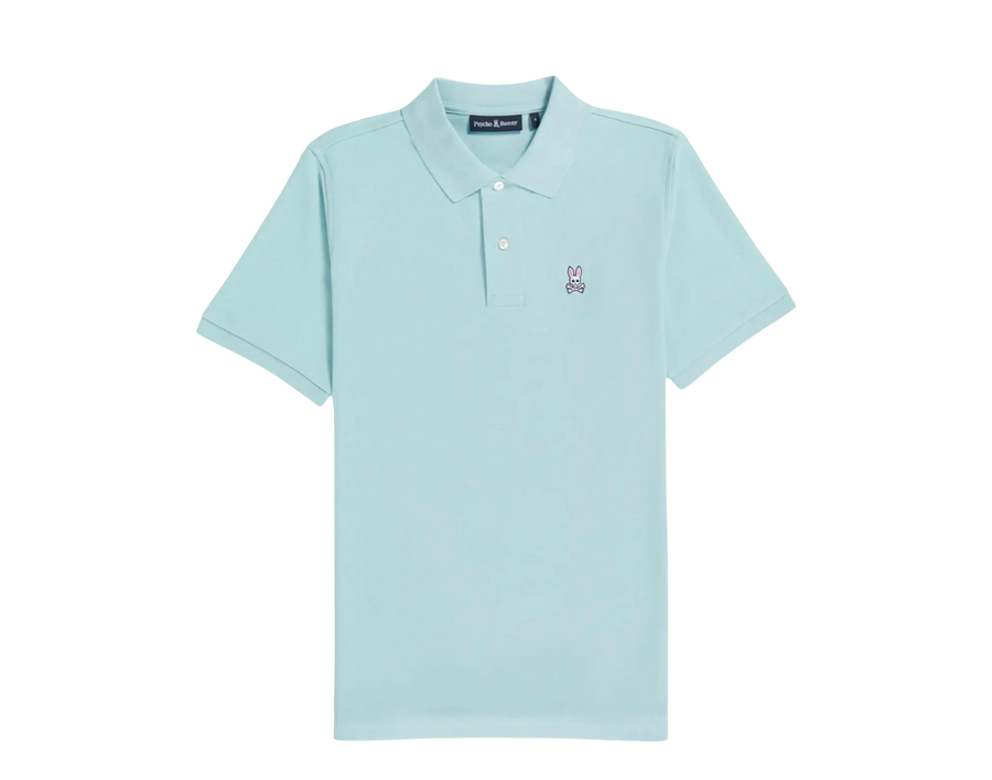Psycho Bunny Classic Polo Men Shirt Seafoam
