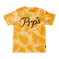 Prps Juice Classic Logo Men T-Shirt Orange Tie-Dye