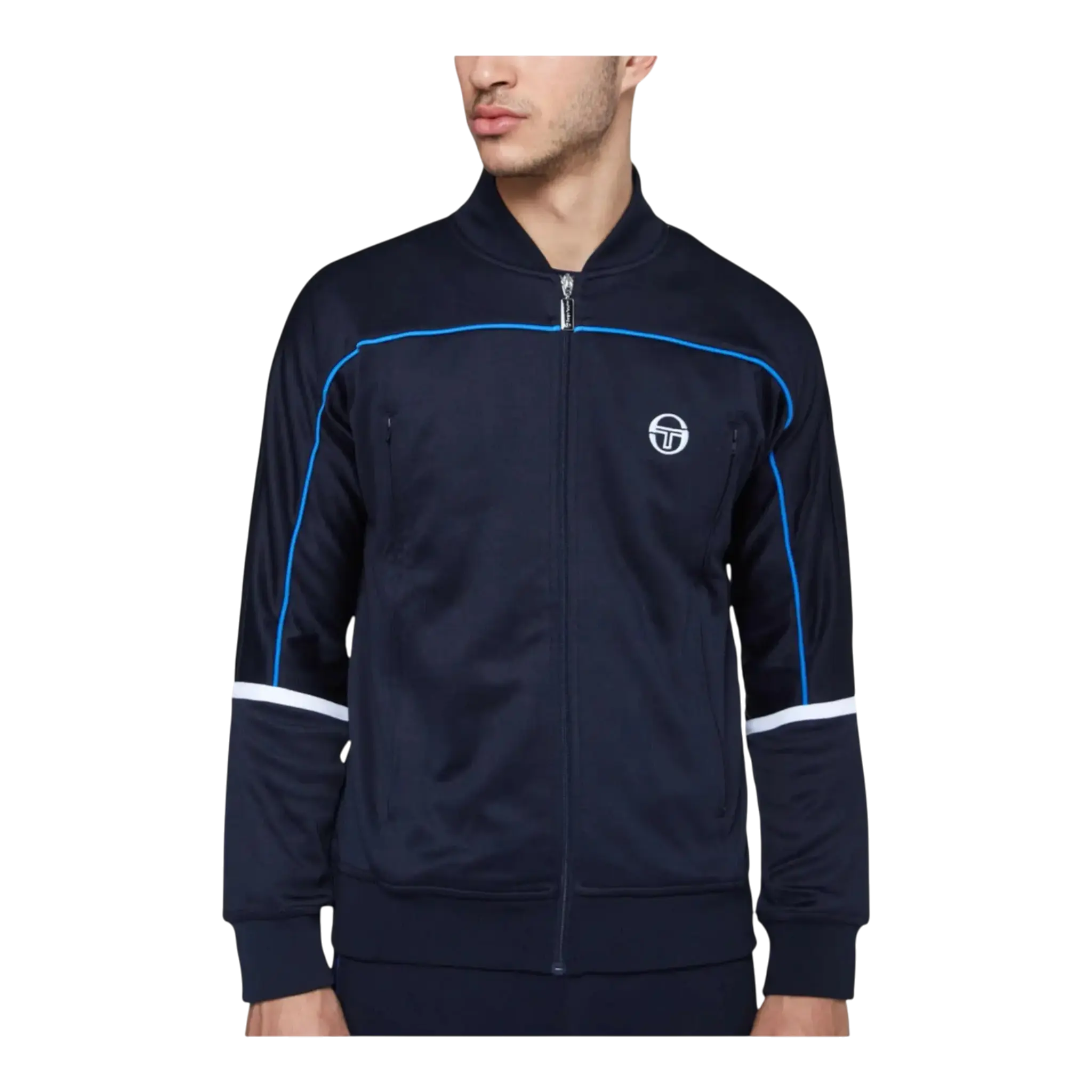 Sergio Tacchini Amiscora Archivio Men Track Jacket Night Sky/Palace Blue/White