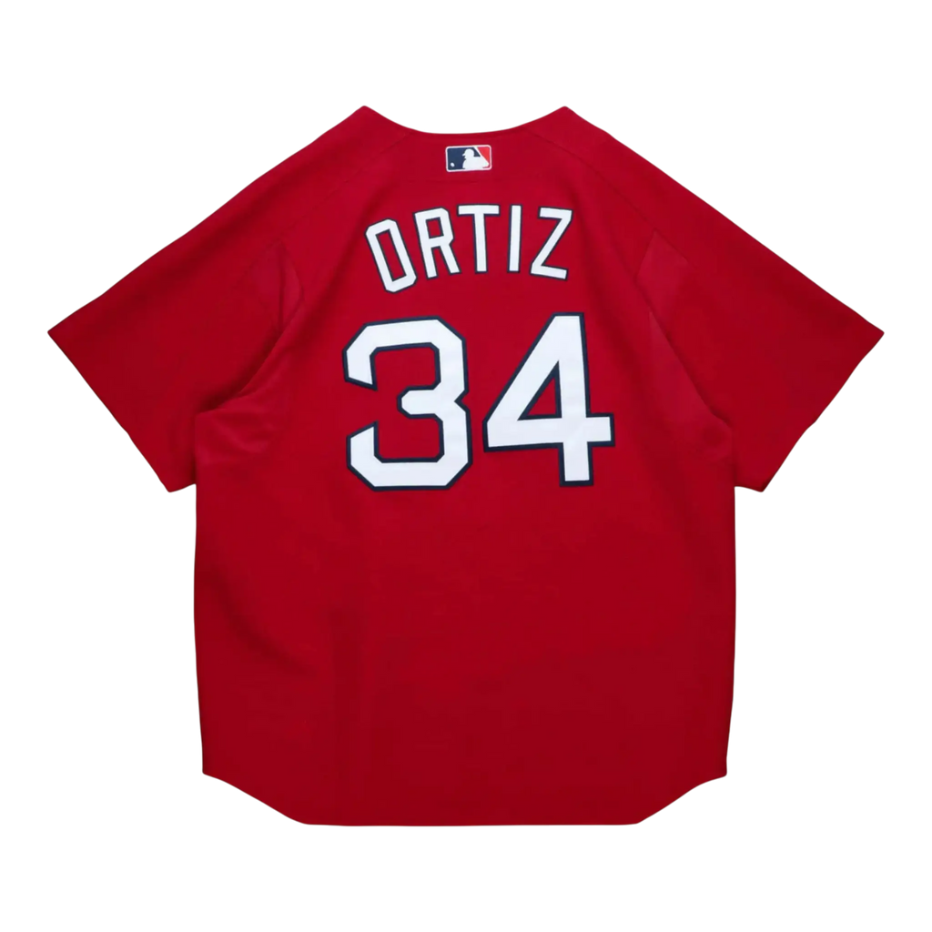 Mitchell & Ness Authentic David Ortiz Boston Red Sox 2004 Men Baseball Jersey Scarlet