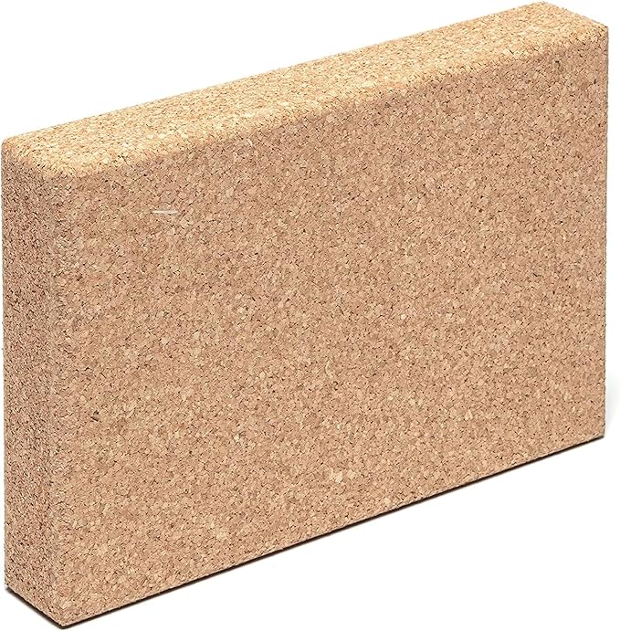 Cork Yoga Block for Yoga, Pilates & Meditation | Non - Slip, Hypoallergenic, Sustainable, Non - Toxic Yoga Block