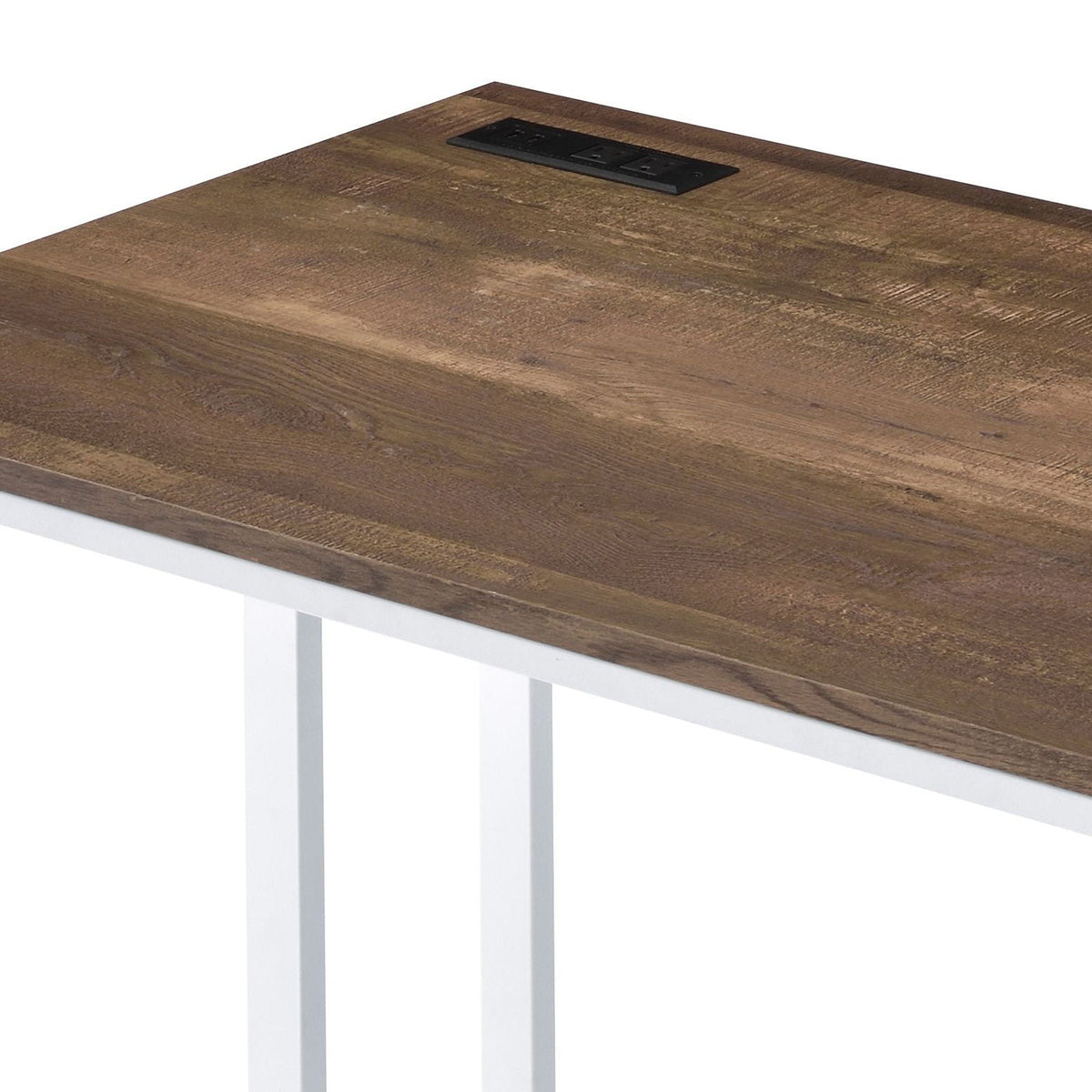 WONDERWALL 'Une Collection' Tyrese Writing Desk with USB Port – White or Black