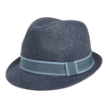 Goorin Bros Killian Fedora Hat Blue Straw Fedora