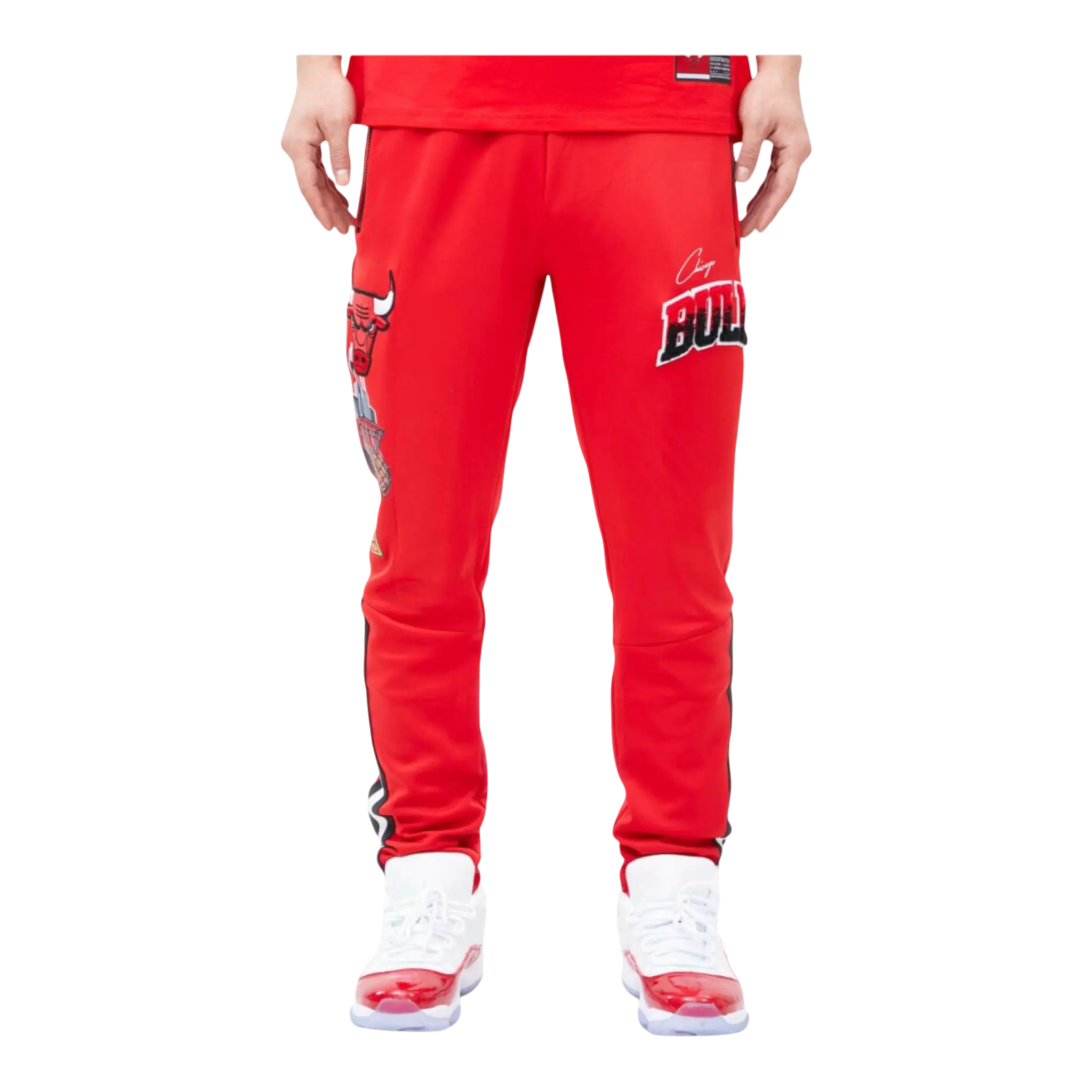 Pro Standard Chicago Bulls Home Town Men Track Pants Red