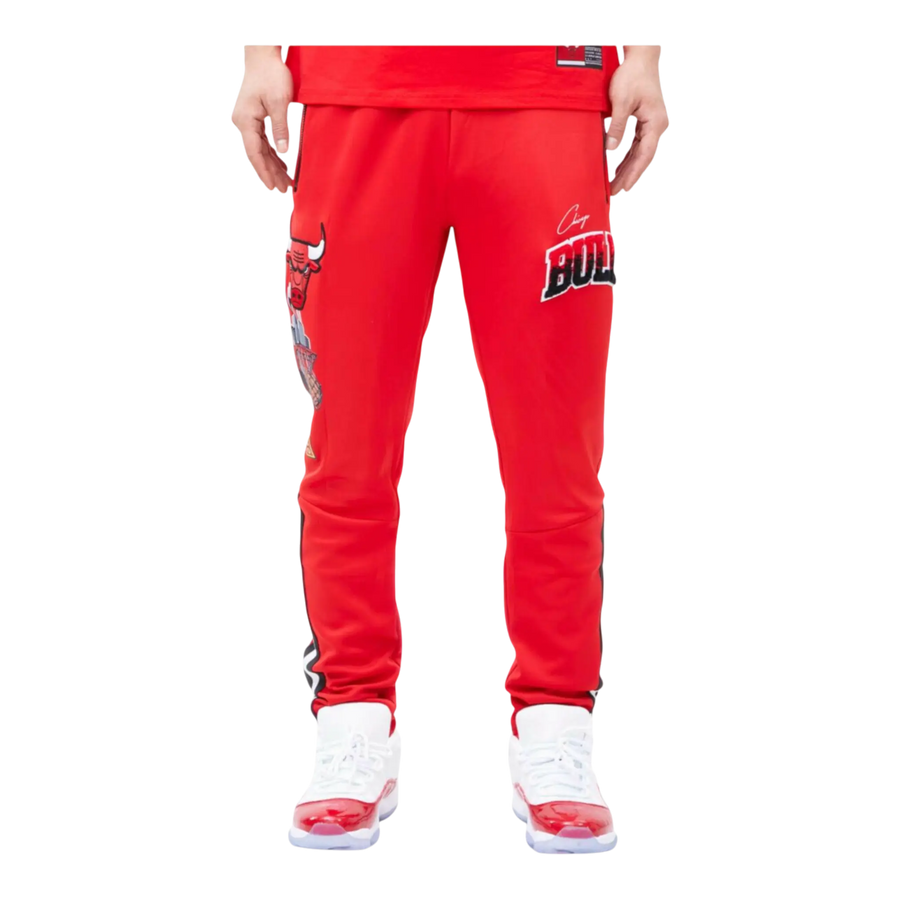 Pro Standard Chicago Bulls Home Town Men Track Pants Red