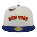 New Era x Big League Chew Men New York Mets 59FIFTY Fitted Hat Chalk White/Navy