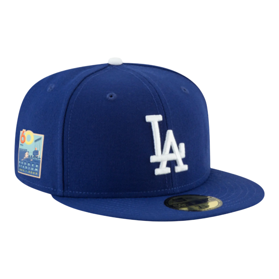 New Era 59Fifty Los Angeles Dodgers 60th Anniversary Authentic Collection Fitted Hat Royal