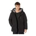 Save The Duck Copy Faux Fur Hooded Men Parka Shark Grey