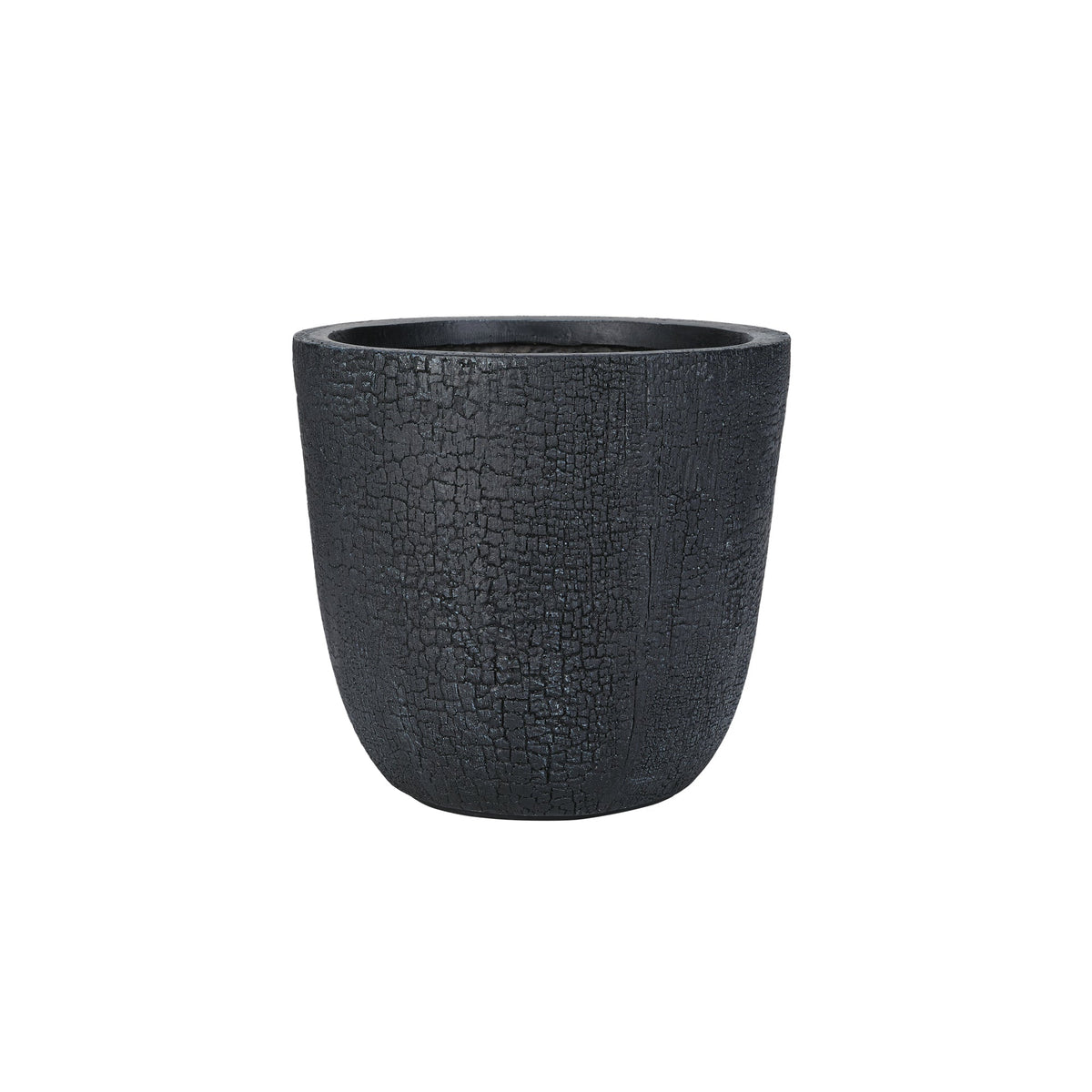WONDERWALL 'Une Collection' Lightweight MGO Planter Set of 3 with Crackle Texture - Neutral