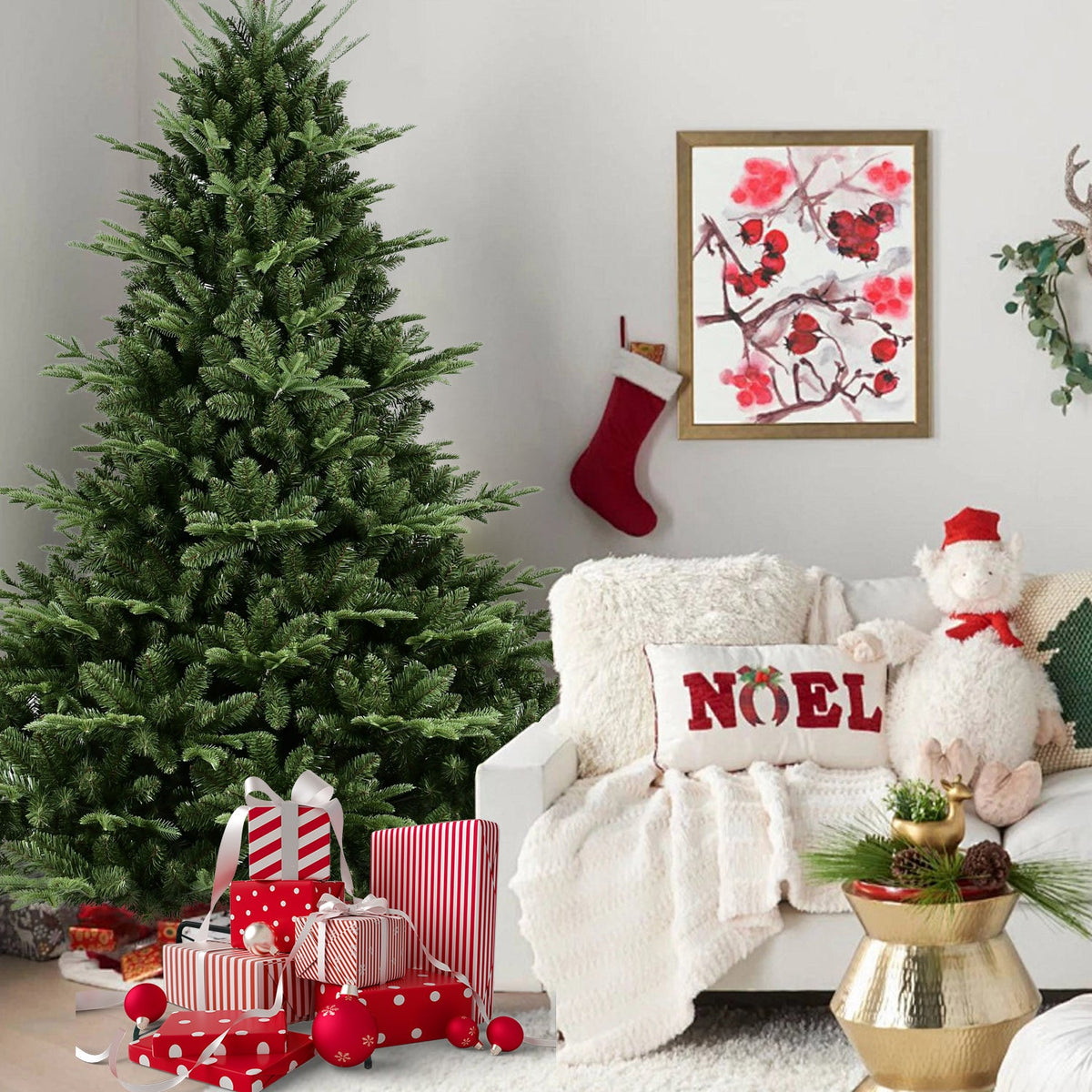 WONDERWALL ‘Noël DuBois’ 5 ft Artificial Christmas Tree – Green