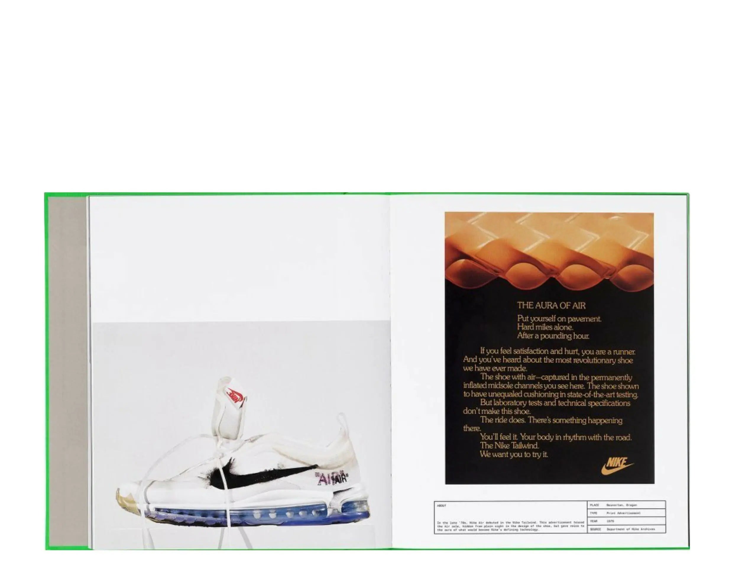 Taschen Virgil Abloh Nike ICONS Hardcover Book Green
