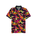 Psycho Bunny Allen Camo Polo Men Big and Tall Shirt Wild Berry