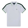 Psycho Bunny Jayden Stripe Sport Men Polo Shirt White/Navy