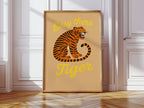 WONDERWALL ‘L’Atelier Fun Collection’ Easy There Tiger Retro Jungle Print