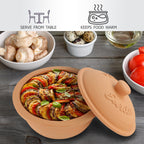 WONDERWALL ‘La Sélection Joyce’ Eurita Clay Roaster Dutch Oven, 2 Quarts