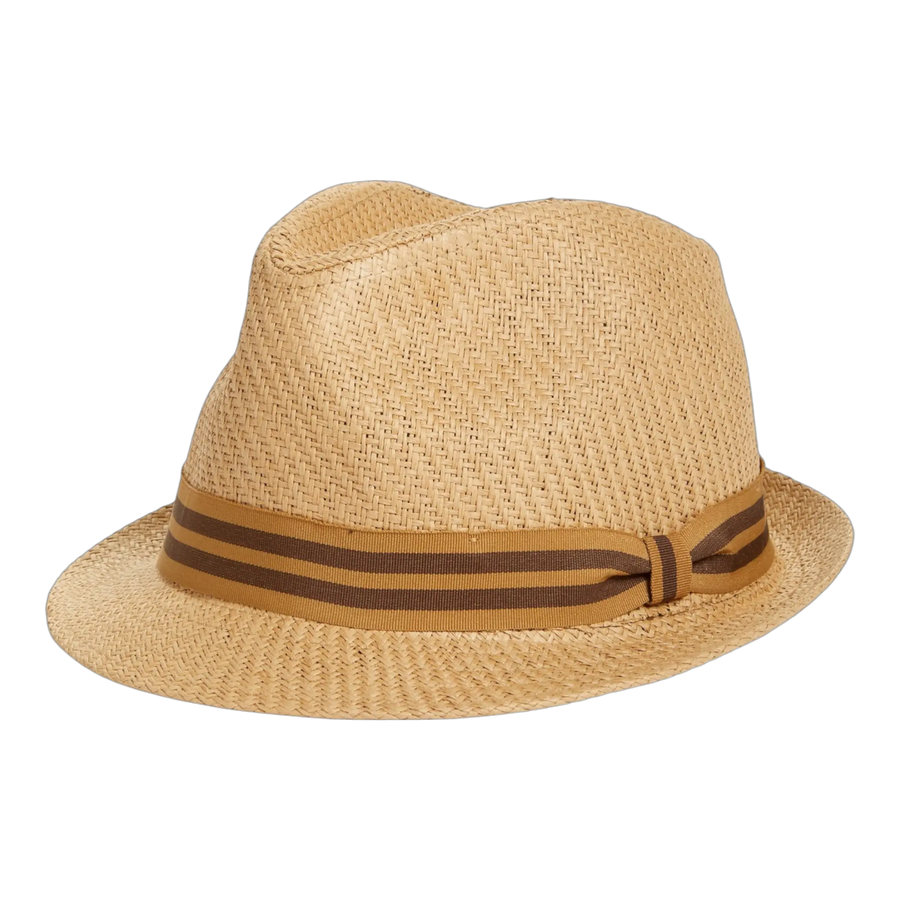 Goorin Bros Killian Jones Straw Fedora Hat Whiskey