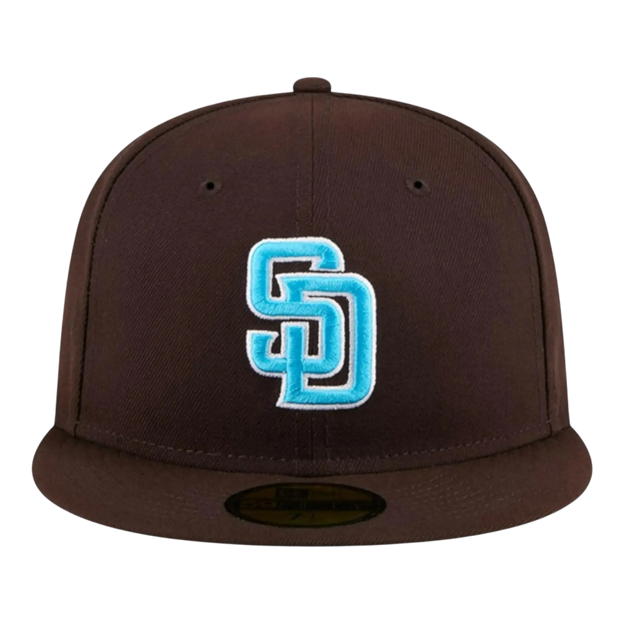 New Era 59Fifty MLB San Diego Padres Father’s Day 2024 Fitted Hat Brown/Blue UV