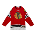 Mitchell & Ness Blue Line Bobby Hull Chicago Blackhawks 1960 Men Jersey Scarlet