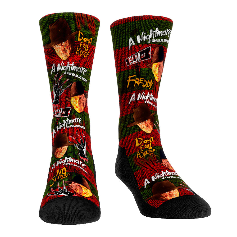 A Nightmare on Elm Street - Freddy Krueger - All-Over Print Crew Socks