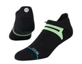 Stance Feel 360 Yield Tab Running Ankle Socks Black/Volt