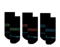 Stance Prime Tab Ankle Socks 3-Pack Volt/Black