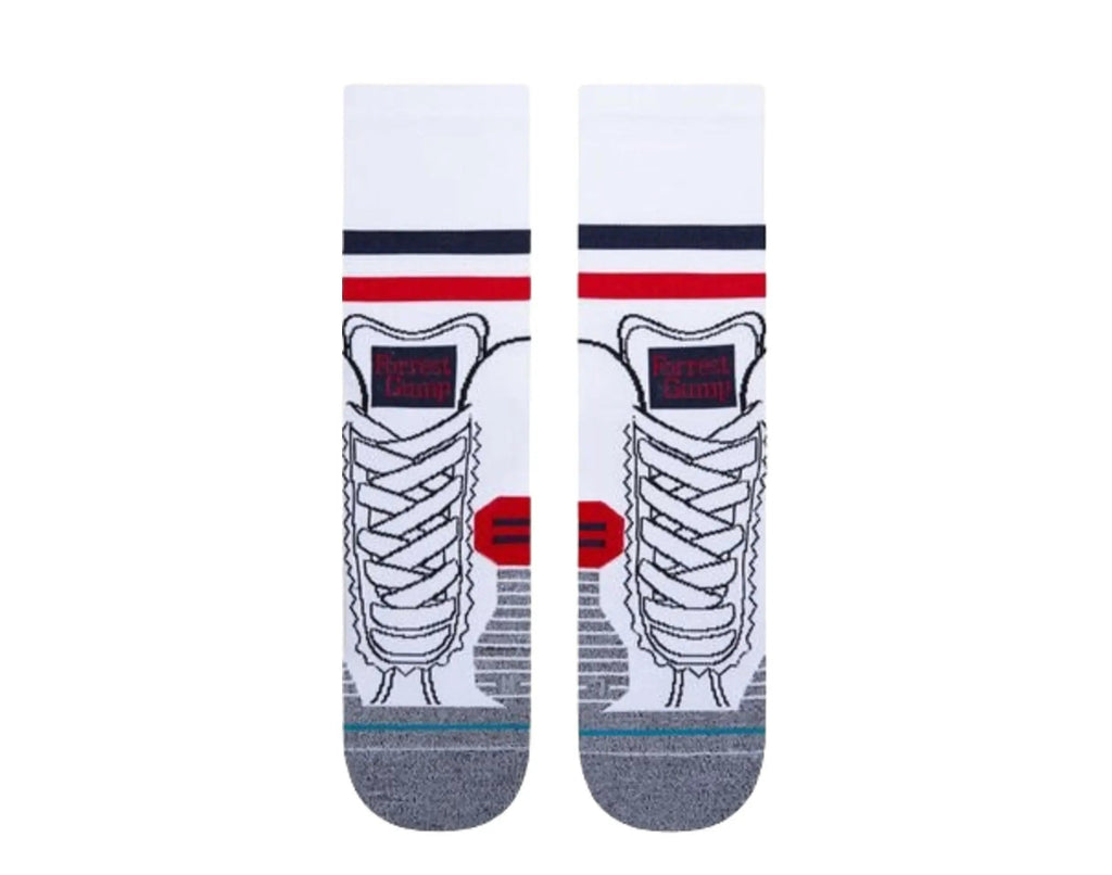 Stance x Forest Gump Feel 360 - Run Forrest Crew Socks White