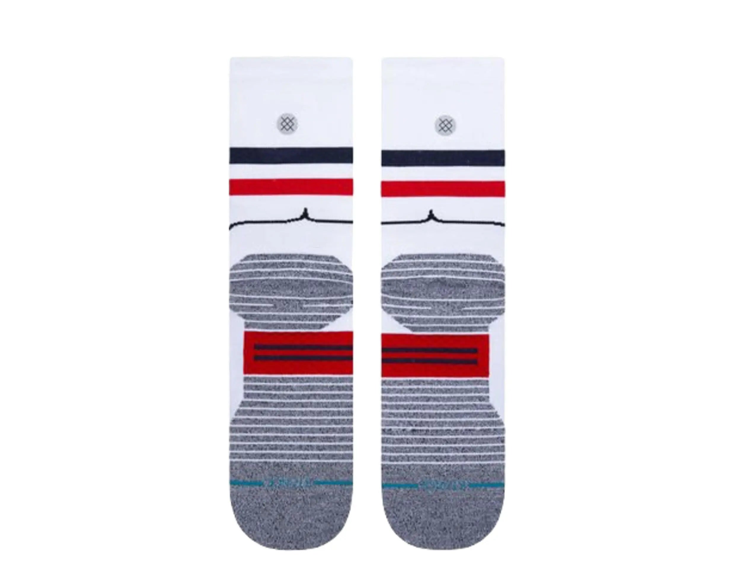 Stance x Forest Gump Feel 360 - Run Forrest Crew Socks White