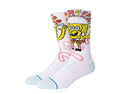 Stance x Sponge Bob Imagination Bob Crew Socks White