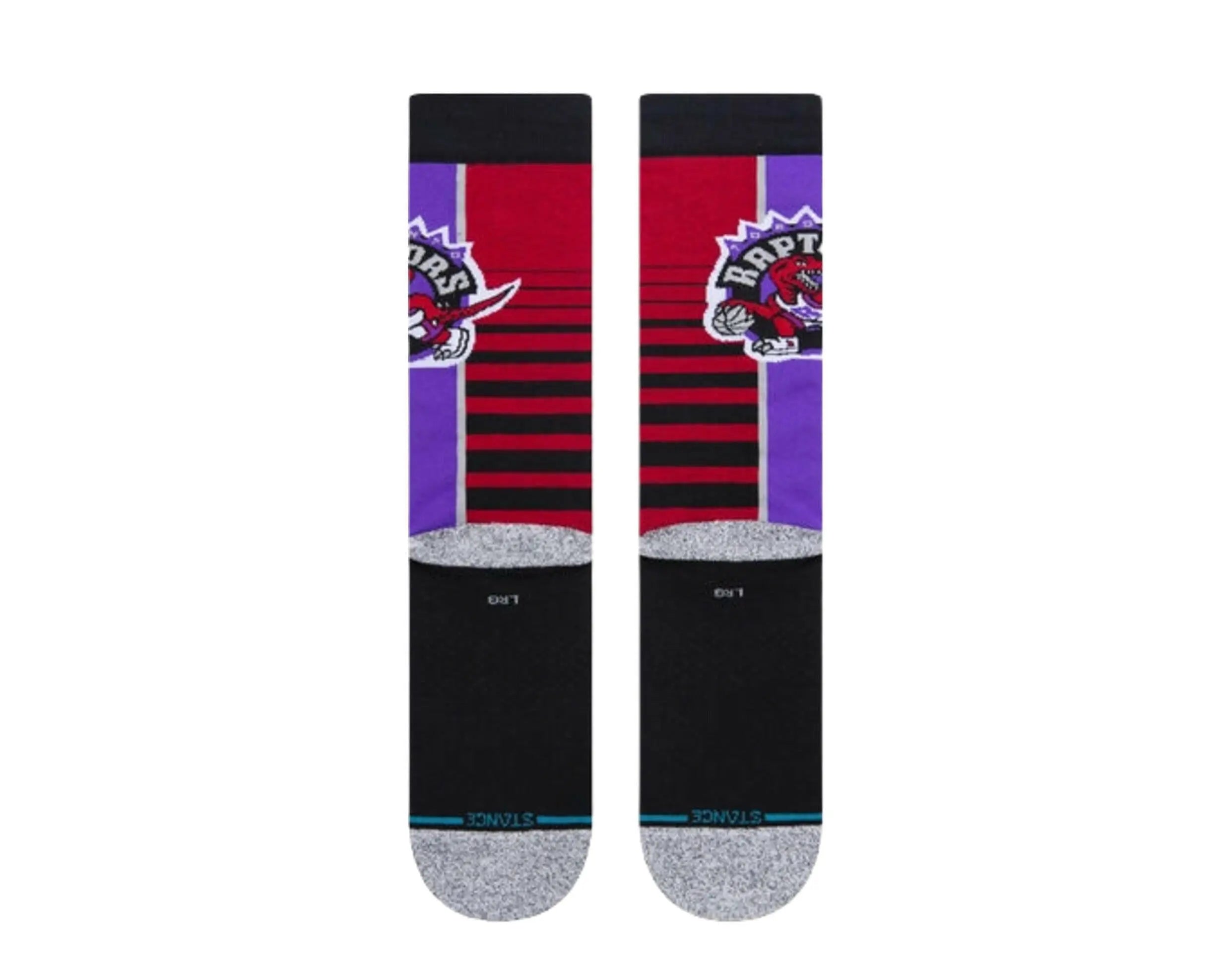 Stance Casual NBA Toronto Raptors Gradient Crew Socks Red