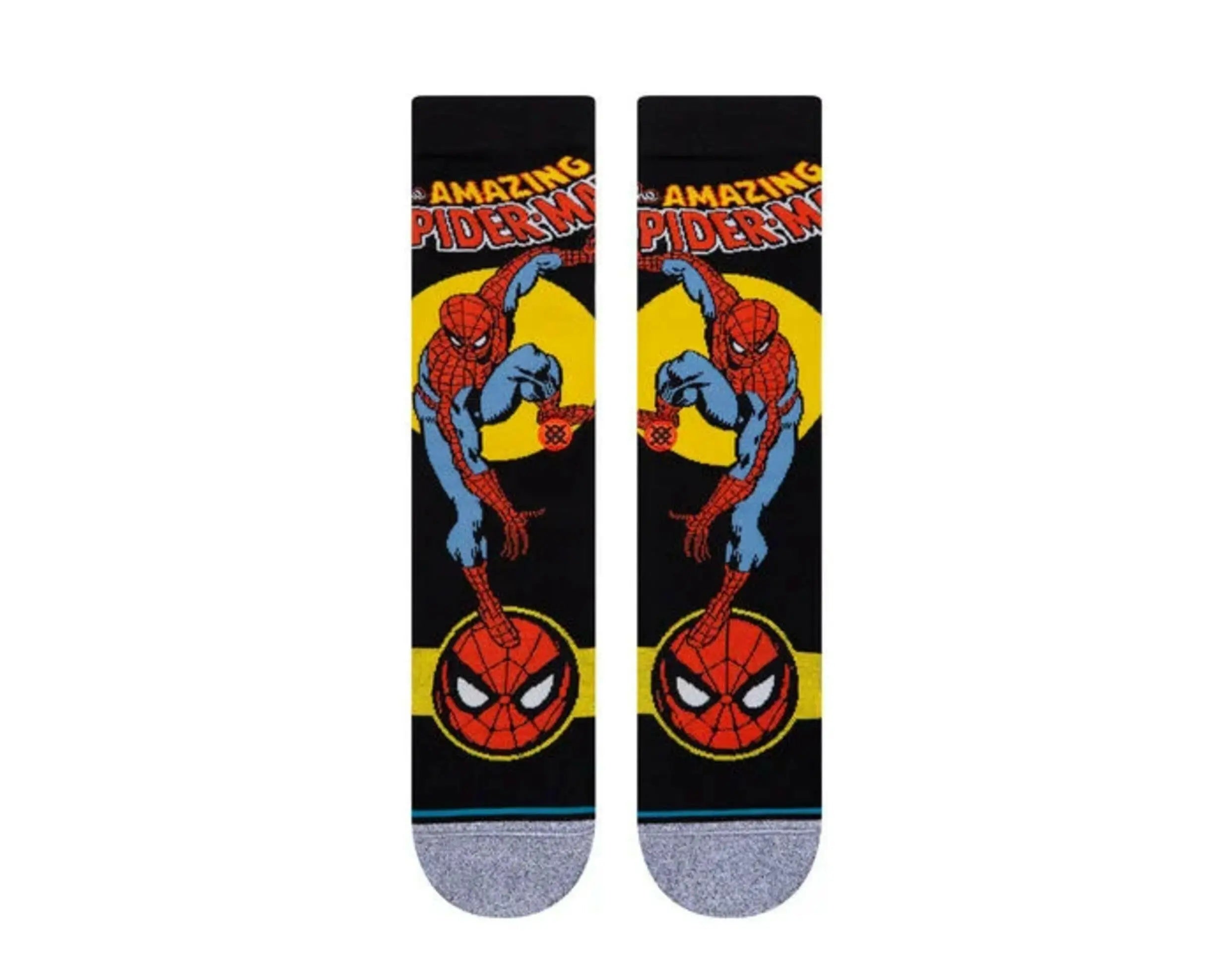 Stance Marvel Spider Man Marquee Men Crew Socks Black