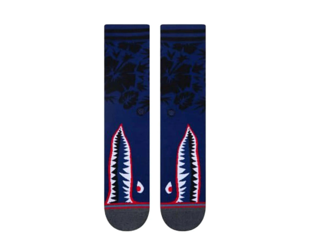 Stance Tropical Warbird Men Crew Socks Blue