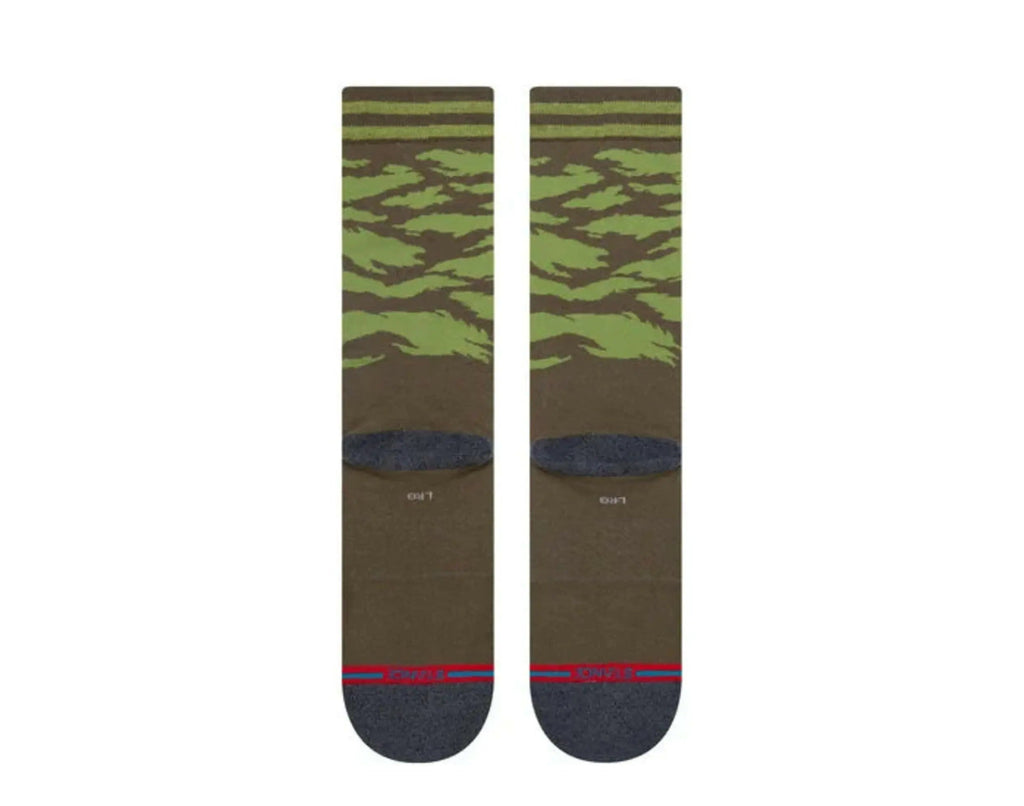 Stance Warbird Men Crew Socks Olive