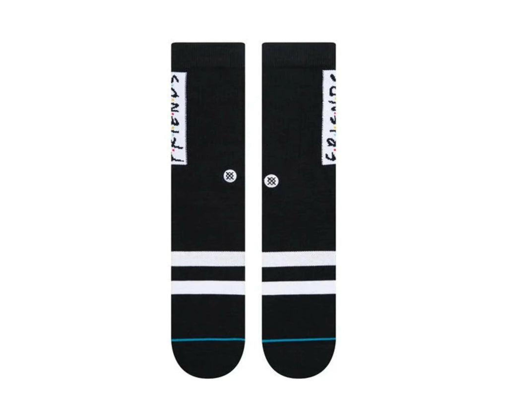 Stance The First One Friends Classic Crew Socks Black/White