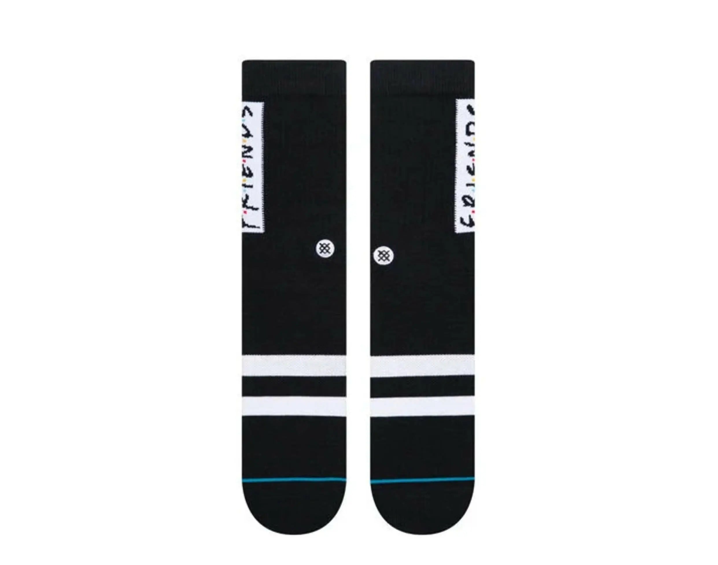 Stance The First One Friends Classic Crew Socks Black/White