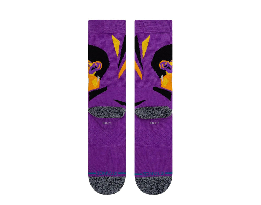 Stance Lebron James Profiler NBA Crew Socks Purple