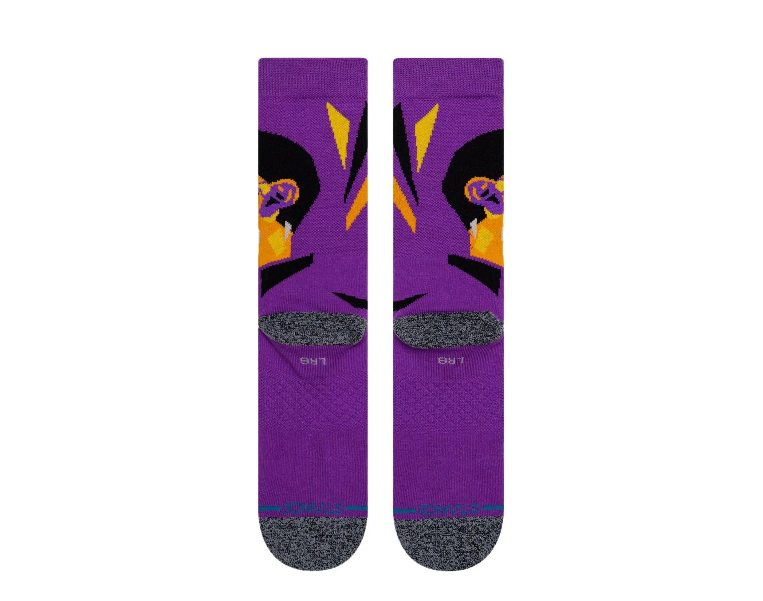 Stance Lebron James Profiler NBA Crew Socks Purple