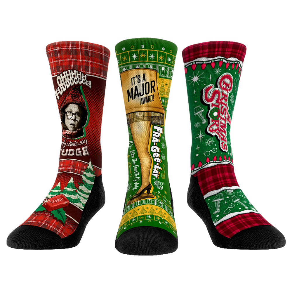 A Christmas Story - 3-Pack Crew Socks