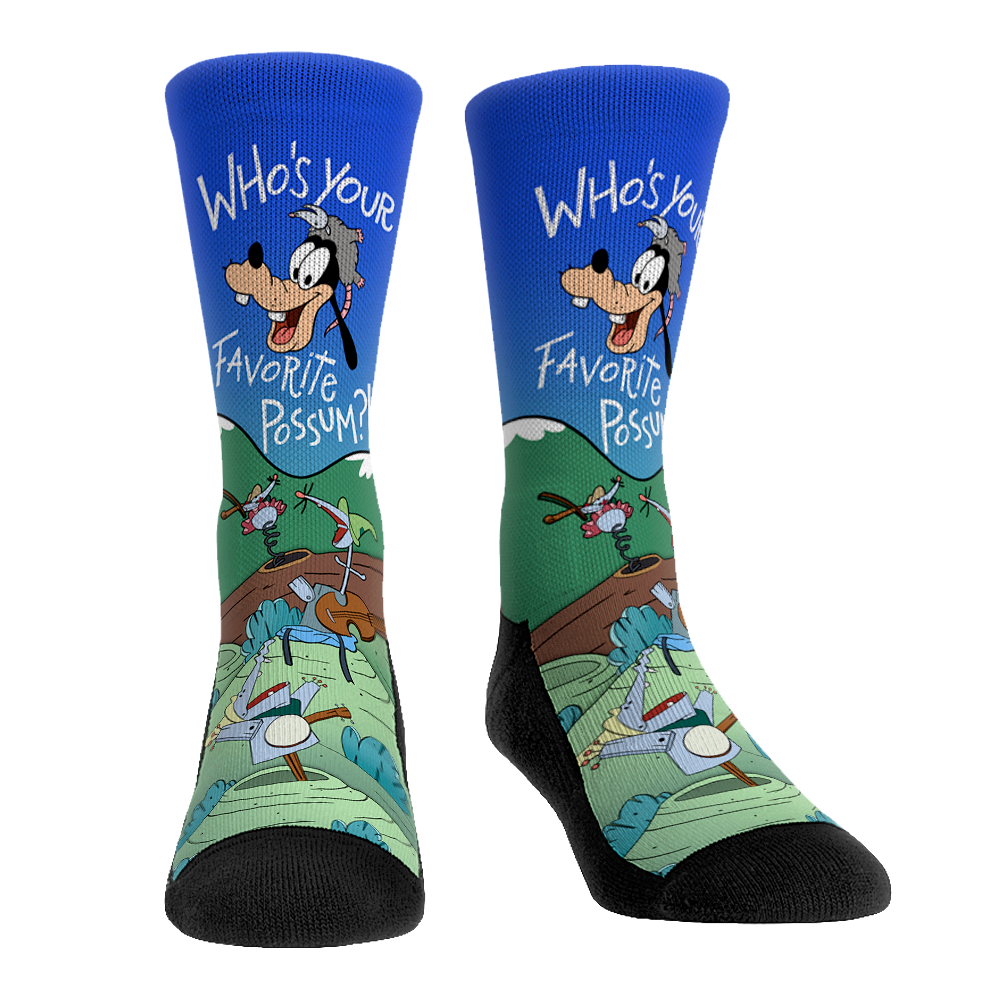 A Goofy Movie - Lester's Possum Park Crew Socks