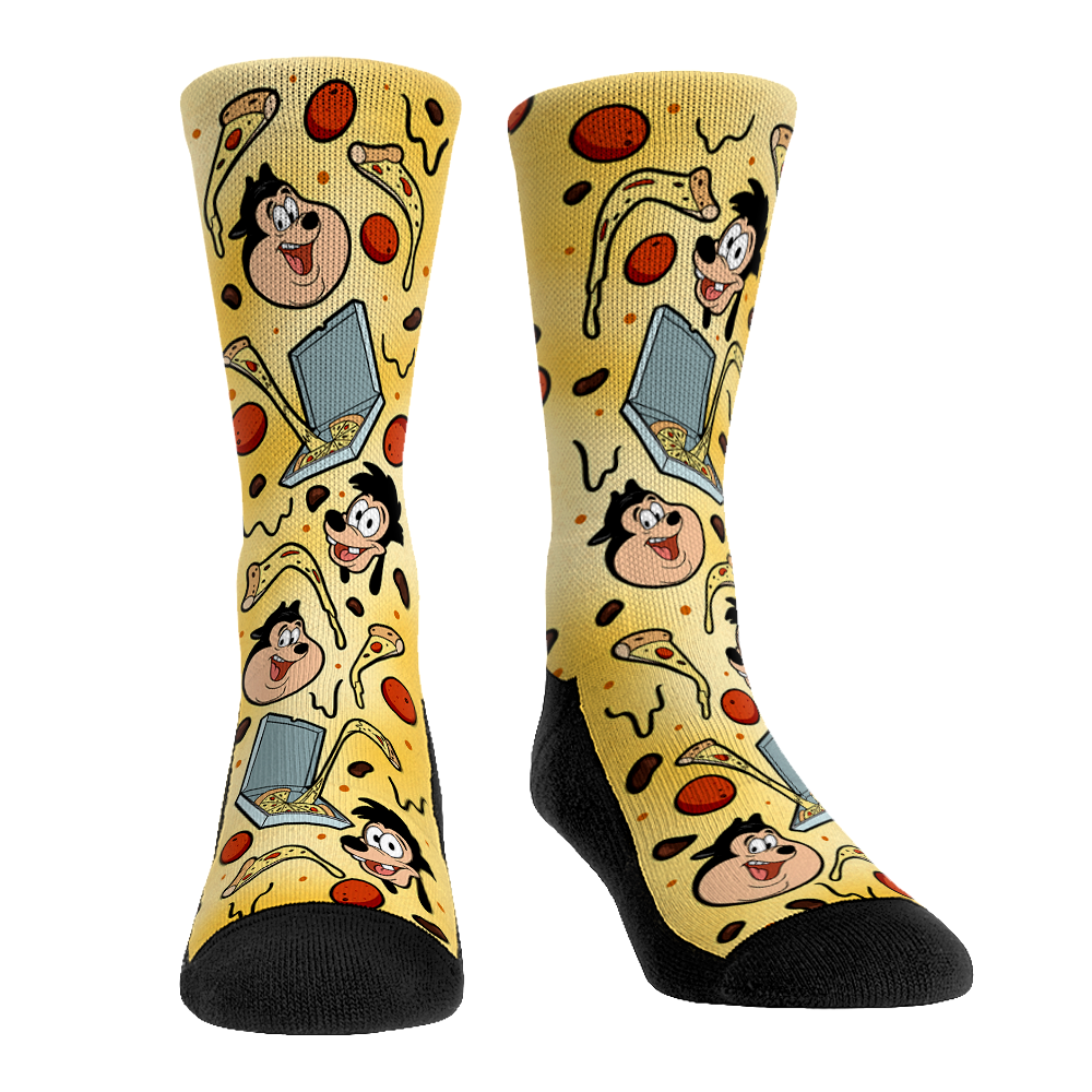 A Goofy Movie - Pizza All-Over Crew Socks