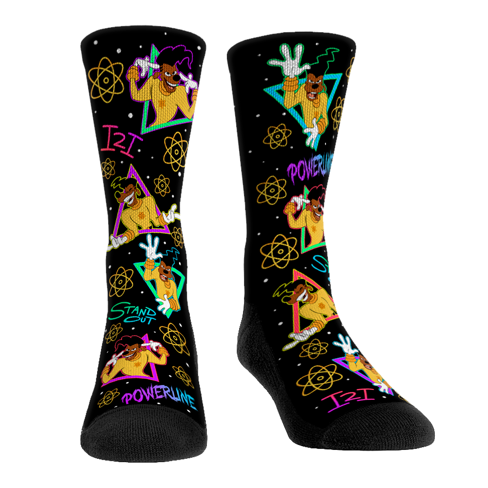 A Goofy Movie - Powerline All-Over Crew Socks