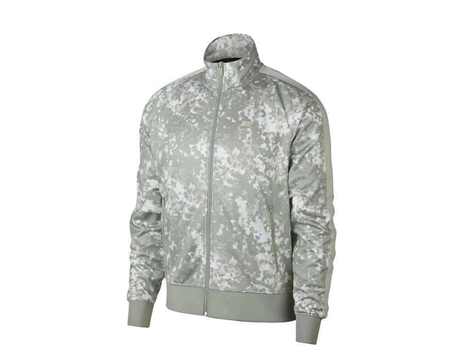 Nike Sportswear Camo Tribute Full Zip Men Track Jacket Light Bone/Spruce Fog