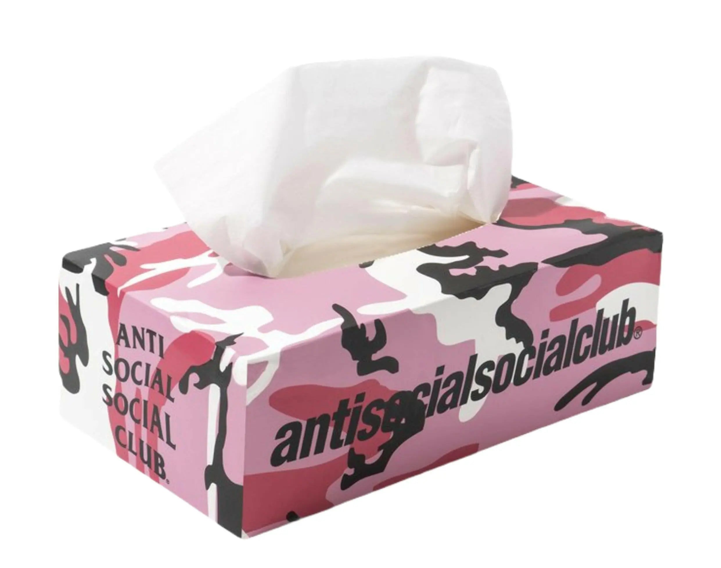 Anti Social Social Club Carsick Tissue Box Pink Camo