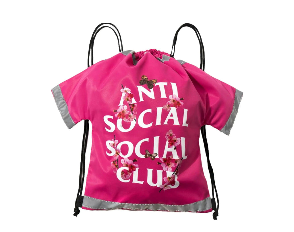Anti Social Social Club Cute AF Drawstring Bag Pink