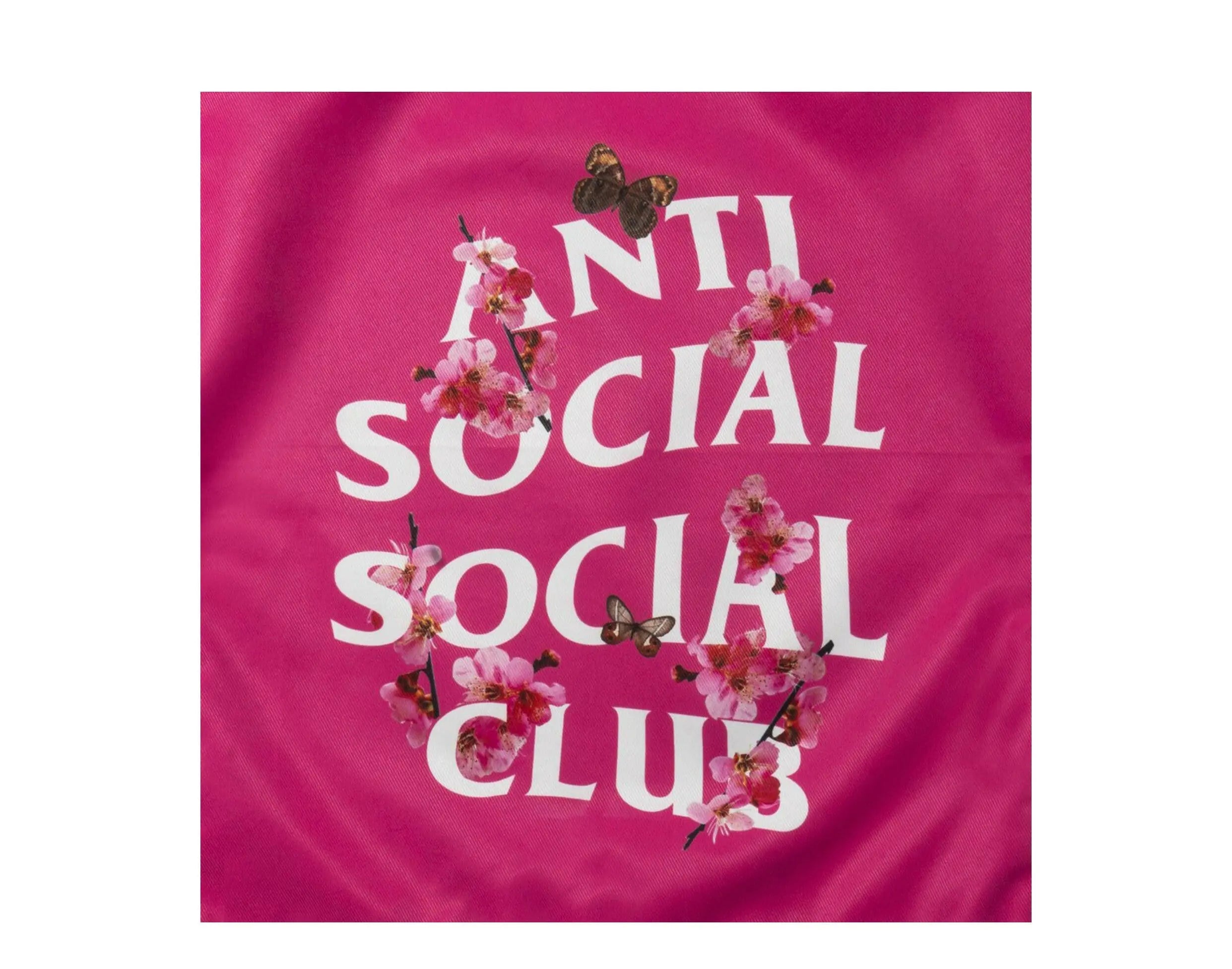 Anti Social Social Club Cute AF Drawstring Bag Pink