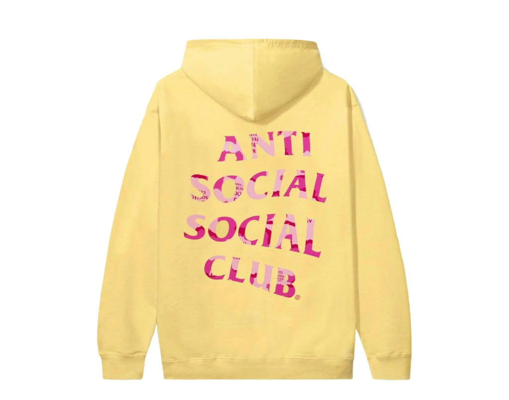 Anti Social Social Club Plain Sight Men Hoodie Yellow