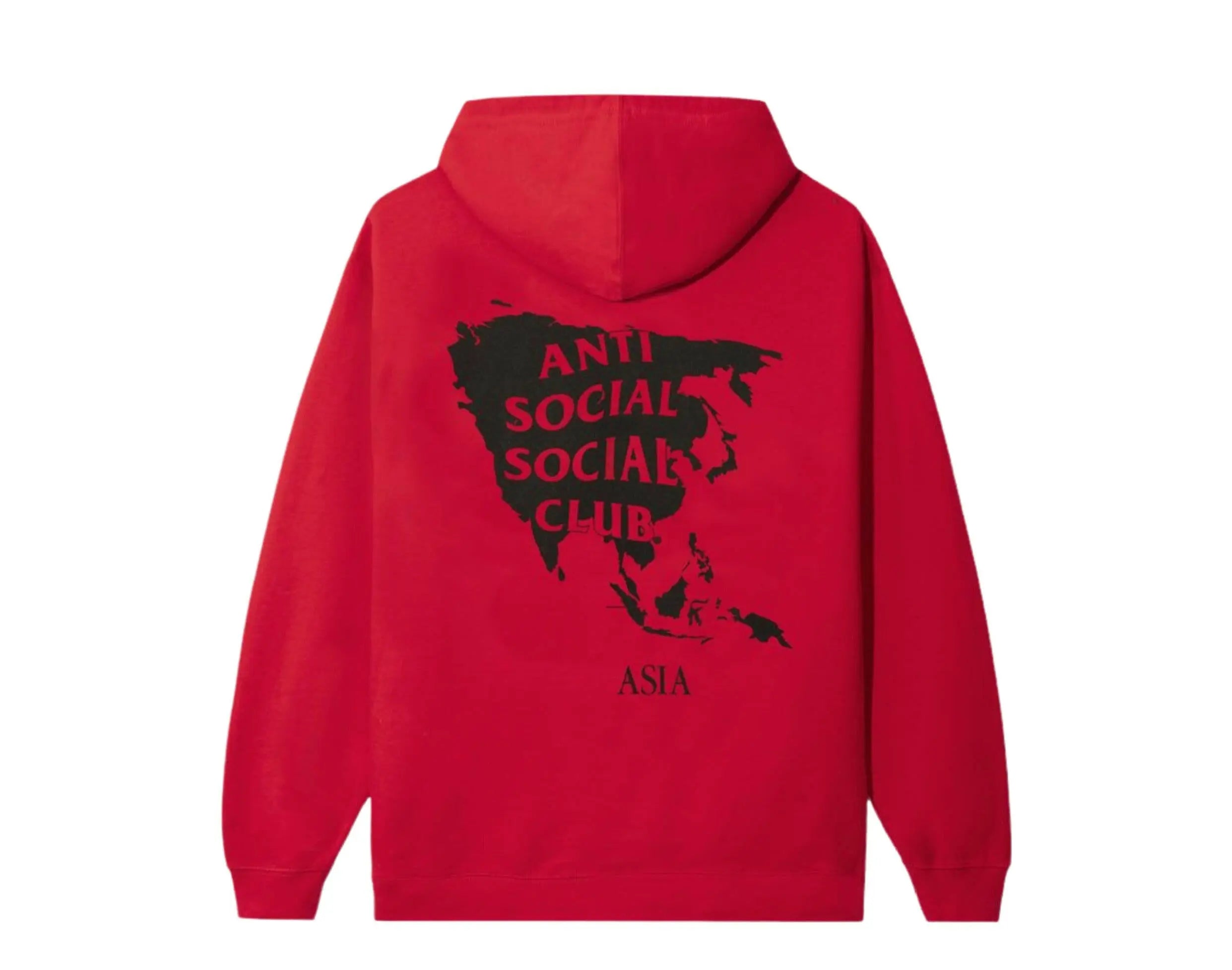 Anti Social Social Club Asia Men Hoodie Red