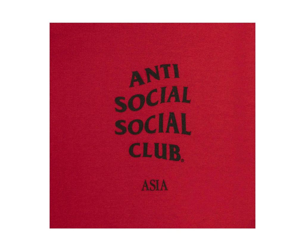 Anti Social Social Club Asia Men Hoodie Red