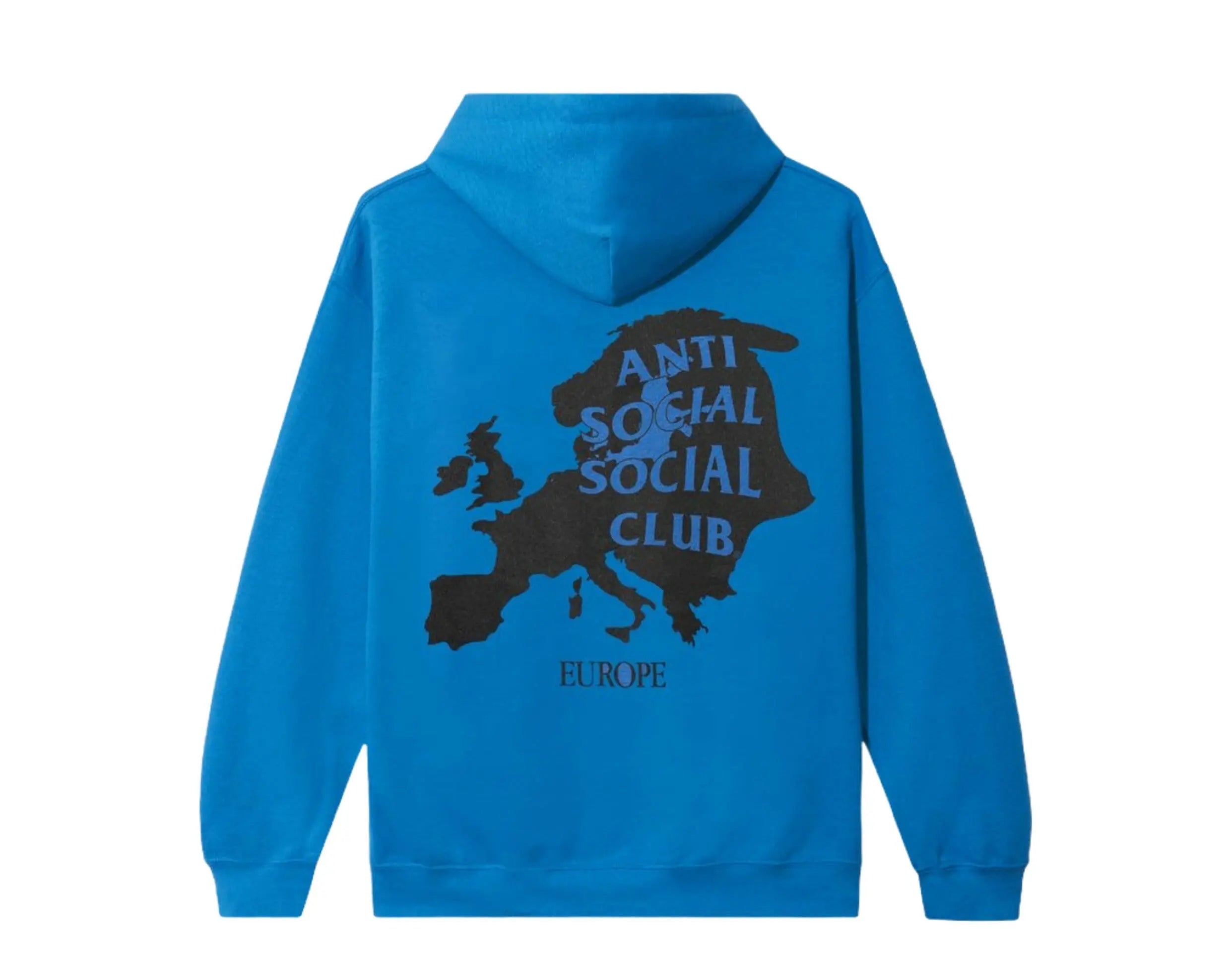 Anti Social Social Club Europe Men Hoodie Blue